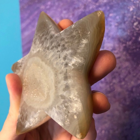 Agate Star Crystal - Picture 4 of 5